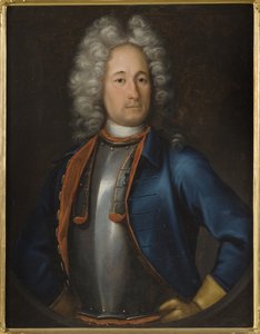 Amiraali Olof Stromstiernan (1664-1730) muotokuva Wedekind, Johann-Heinrich (1674-1736). Öljy kankaalle