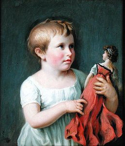 Burgermeister Dammertin tulevan vaimon Cornelia Wilhelmine Amsinckin (1800-61) lapsikuva.