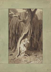 Dryad. Idylls-sarja, noin 1820. tekijältä Johann Heinrich Wilhelm Tischbein