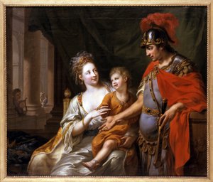 Hectorin lähtö, 1776 tekijältä Johann Heinrich Wilhelm Tischbein