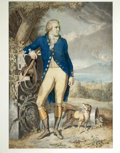 Johann Wolfgang von Goethen muotokuva maalla (akvarelli paperille)