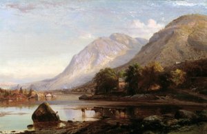 Hudson-joki Cold Springissä tekijältä Johann Hermann Carmiencke