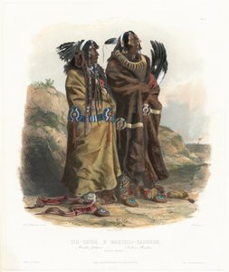 Sih-Chidä i Mahchsi-Karehdefinnish tekijältä Johann Hürlimann, after Karl Bodmer
