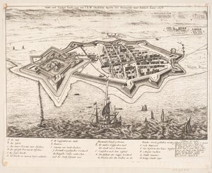 I.K.M Cristiano Quinto Anno 1676 valloitti kaupungin ja Castel Landskronin
