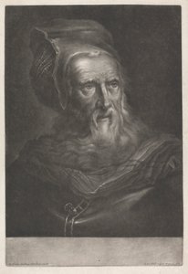 Mies päällään hattu tekijältä Johann Jacobus Haid