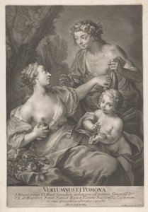 Vertumnus ja Pomona tekijältä Johann Jacobus Haid