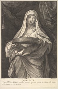 Tuccia, 1720. tekijältä Johann Jakob Frey the Elder