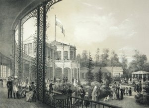 Pavlovskin rautatieasema, 1840-1850. tekijältä Johann Jakob Meier