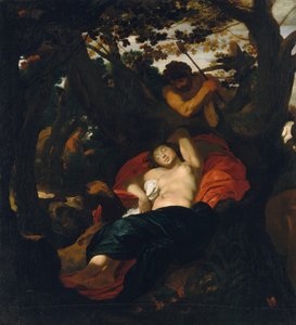 Nymfi ja paimen, n. 1625.