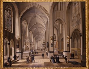 Goottilaisen kirkon sisustus, 1787 tekijältä Johann Ludwig Ernst Morgenstern