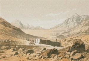 Bostanin laakso. Etsaus Bernatz et aii - Steinkopk J.F. Editore tekijältä Johann Martin Bernatz