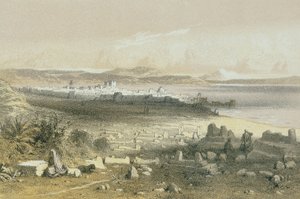 Tiberias Schacher-Steinkopk J.F. Editoren etsauksessa tekijältä Johann Martin Bernatz