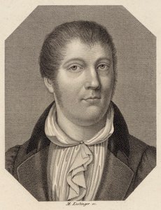Viulisti ja säveltäjä Louis Spohrin muotokuva 1784-1859, 1820. tekijältä Johann Martin Esslinger