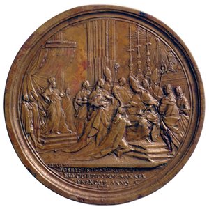 Joosef II:n kruunajaiset saksalais-roomalaiseksi kuninkaaksi Frankfurt am Mainissa vuonna 1764. tekijältä Johann Martin Krafft