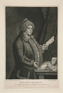 Benjamin franklin tekijältä Johann Martin Will