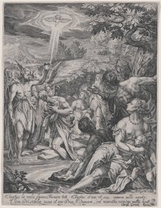 Kristuksen kaste tekijältä Johann Matthias Kager