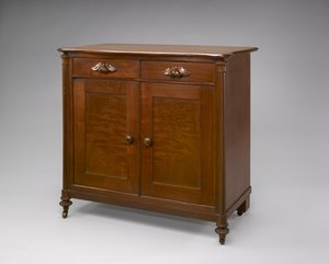 Palvelin, c. 1846-1860 (musta pähkinä) tekijältä Johann Michael (attr.to) Jahn