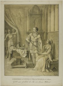 Herttua Ludwig I ja Ludmilla tekijältä Johann Michael Mettenleiter