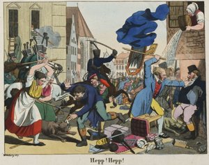 Hep Hep Krawalle 1819 tekijältä Johann Michael Voltz