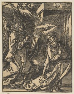 The Annunciation, pienestä intohimosta, copy.n.d. tekijältä Johann Mommard