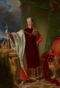 Keisari Ferdinand kultaisen fleecen ritarikunnan kunniakunnissa tekijältä Johann Nepomuk Ender