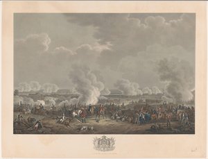 Waterloon taistelu, 1815 Kaksitoista levyä William I:n saapumisesta ja virkaanastumisesta Brysseliin sekä taisteluista Quatre-Brasissa ja Waterloossa vuonna 1815 (sarjan nimi)