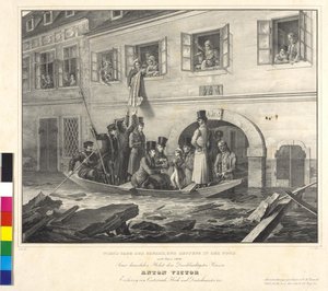 Wienin vaaran päivä ja pelastaminen Nothissa 2. maaliskuuta 1830. tekijältä Johann Nepomuk Hoechle