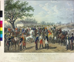 Liittoutuneiden monarkin vastaanotto Wienissä 1814 tekijältä Johann Nepomuk Hoechle