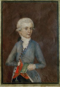 Wolfgang Amadeus Mozart (noin ... (guassi pergamentille)