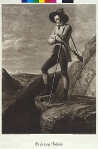 Arkkiherttua Johann (tulosta) tekijältä Johann Peter Krafft