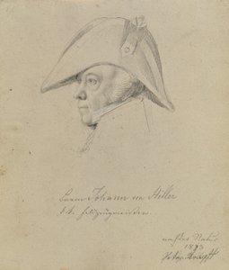 Paroni Johann von Hiller tekijältä Johann Peter Krafft