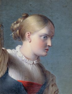 Tytön rintakuva (tutkistelu "Hermannille ja Dorothealle") tekijältä Johann Peter Krafft