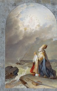 Siellä Saint Spyridon tekijältä Johann Peter Krafft
