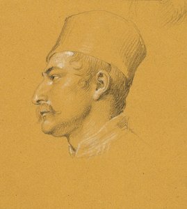 Muotokuvatutkimus Nikolaus Zrinyn epäonnistumisesta Szigethin linnoituksen edessä tekijältä Johann Peter Krafft