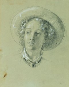 Tutkimus "Hermann ja Dorothea viinitarhassa" tekijältä Johann Peter Krafft
