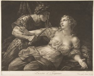 Tarquin ja Lucretia, 1792. tekijältä Johann Peter Pichler