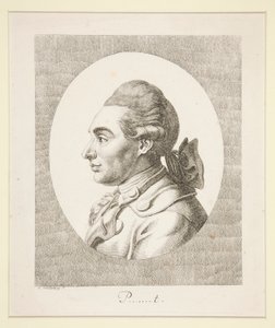 Muotokuva P tekijältä Johann Rudolph Schellenberg