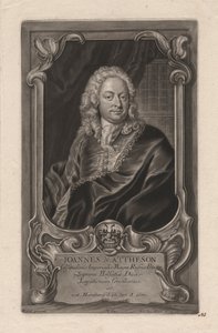 Johann Mattheson, kaivertaja Johann Jakob Haid (1704-67), n. 1744 (mezzotint).