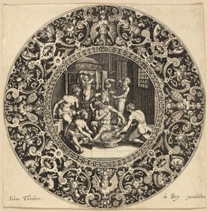 Sardanapalusin kylpylä tekijältä Johann Theodor de Bry