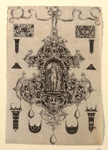 Levy 4, kahdeksan riipusmallin sarjasta, joissa on kardinaalihyveitä tekijältä Johann Theodor de Bry