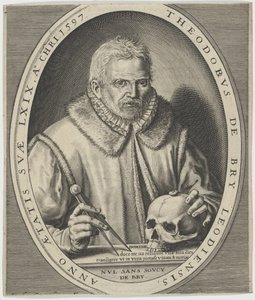 Theodor de Bryn muotokuva 1528-1598, n. 1597.