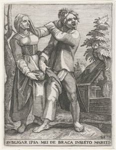 Strijd om de broek SIDON ITSENI MIEHENI PITÄÄNTÄ HOUSUT (otsikko esineessä) Secular Emblems, 1596 (sarjan nimi)