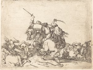 Erilaisten taisteluiden oikkuja tekijältä Johann Wilhelm Baur