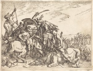 Erilaisten taisteluiden päähänpisto, 1635. tekijältä Johann Wilhelm Baur