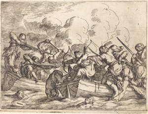 Eri taistelujen päähänpisto, 1635. tekijältä Johann Wilhelm Baur