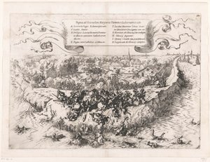 Oosterweelin taistelu, 1567 Pugna ad Osteruelam, Margarita Parmensi Gubernatrice. 1567 (otsikko esineessä)