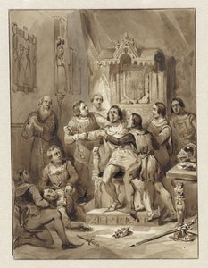 Kreivi William V tulee hulluksi ja murhaa Gerrit van Wateringenin, 1357