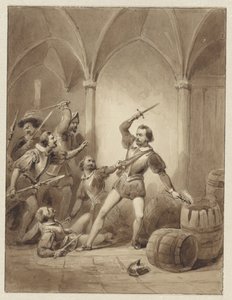 Herman de Ruyterin kuolema Loevesteynissä 1570