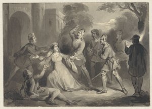 Alida van Poelgeestin murha, 1392 tekijältä Johann Wilhelm Kaiser (I)