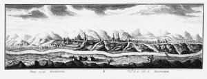 Näkymä Krasnojarskiin, noin 1735